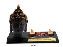 Buddha with 2 T lites BTC 4120