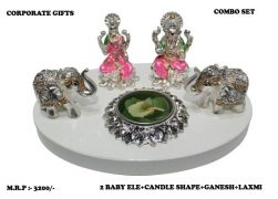 Ganesh n Laxmi Idol set