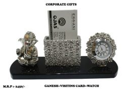 Ganesh with Card holder and watch
