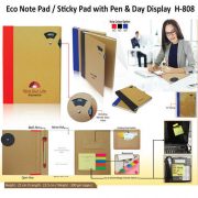H 808 - Eco Note Pad with Day Display