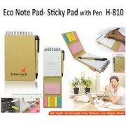 H 810 Eco Note Pad with Pen
