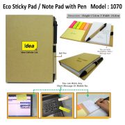 PC 1070 Eco-Sticky-Pad-with-Pen