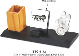 Wooden 3 in 1 desktop BTC 4173